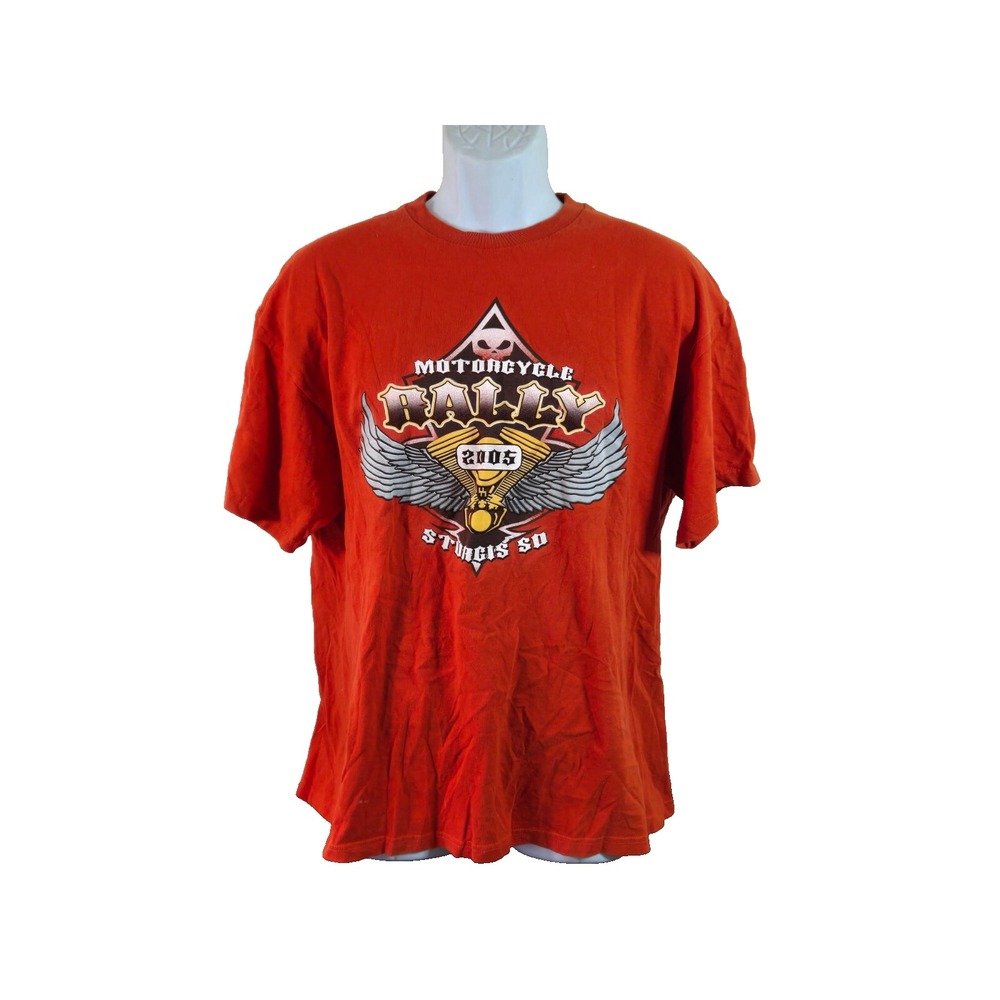 2005 Sturgis Black Hills Rally Men's T-Shirt‎ Bike Week Motorcycle Size Medium